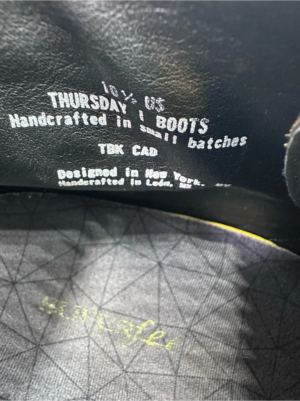Thursday Boot Company Brown Leather Cadet Lace-Up Boots 10.5